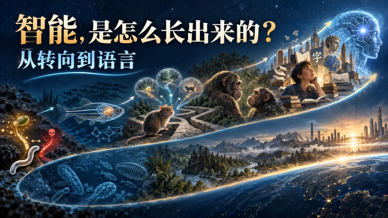 智能是怎么长出来的：从转向到语言