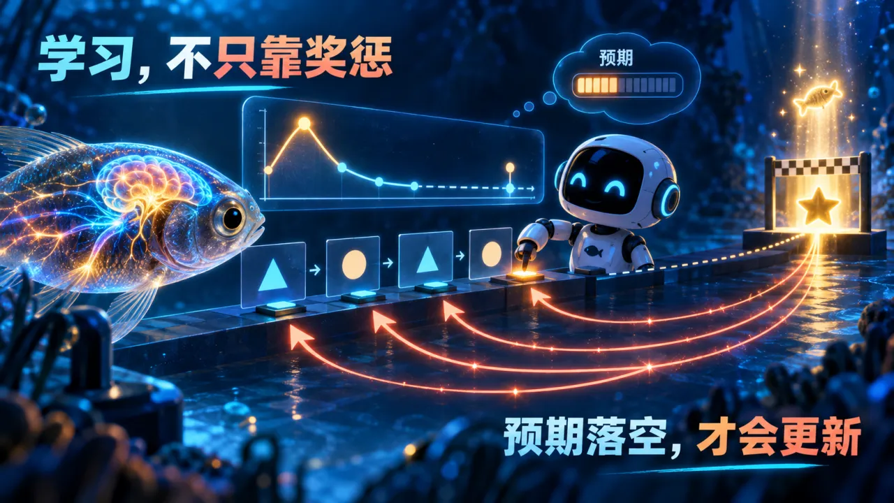 学习不只靠奖惩：预期落空才会更新