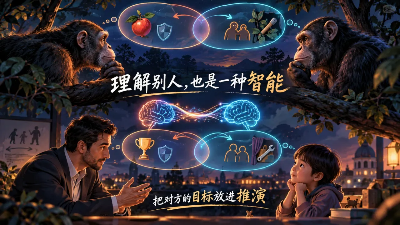 理解别人也是一种智能：把对方的目标放进推演